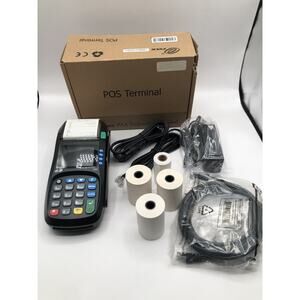 PAX S80 Credit Card Terminal Unit POS Brand New Open - Includes All Cords